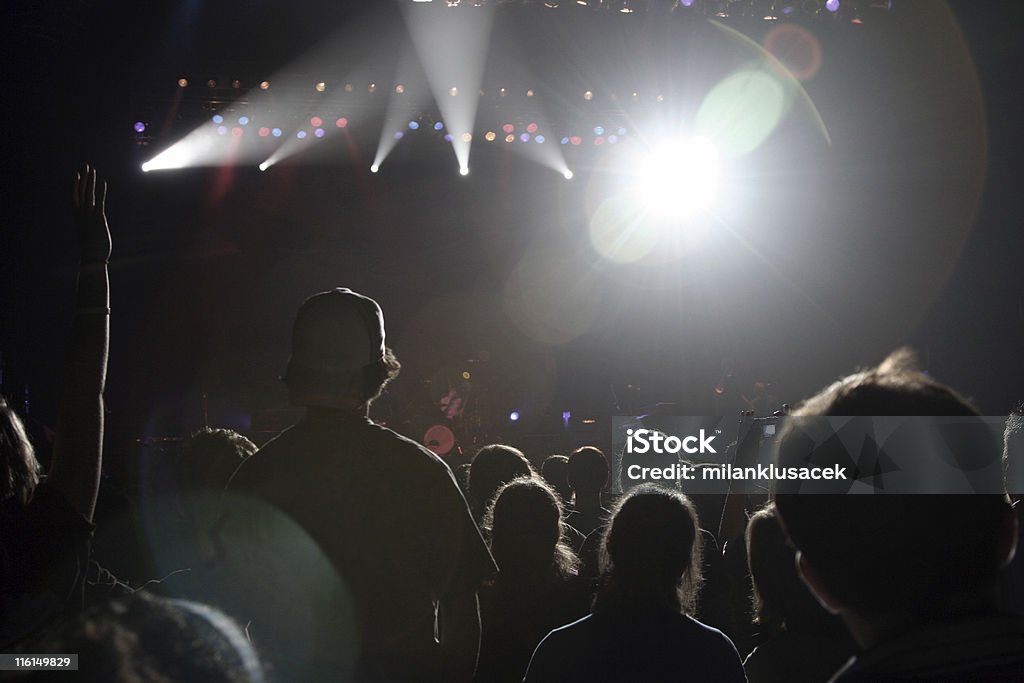 Multidão de concerto - Royalty-free Adolescente Foto de stock