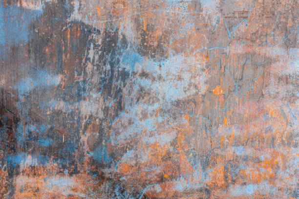 istock Metal texture with scratches and cracks which can be used as a background 1161513212