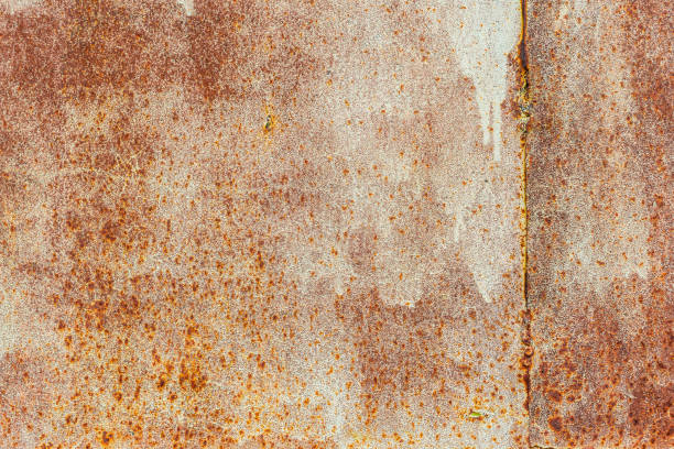 istock Metal texture with scratches and cracks which can be used as a background 1161513339
