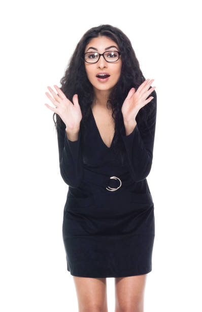 istock Attractive latino busineswoman is surprised 1161514299