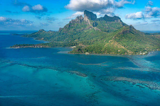 istock Bora Bora French Polynesia Paradise Island aerial view panorama 1161518199