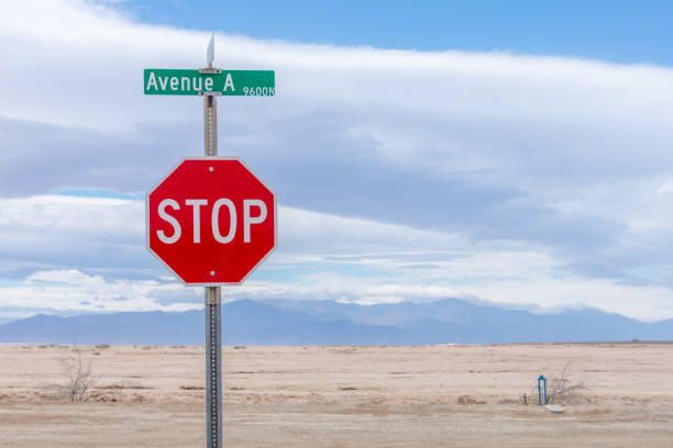 Stop Sign on Willow Street at Jackson in Jackson Hole at Teton County, Wyoming with a Far From Home - Africa sticker visible.