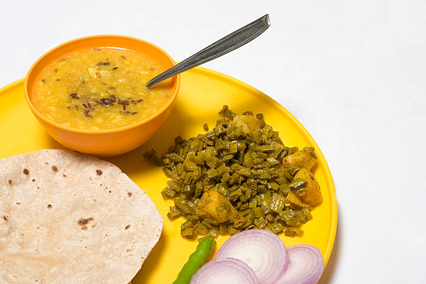 Home made regular Indian meal, commanly known as Thali