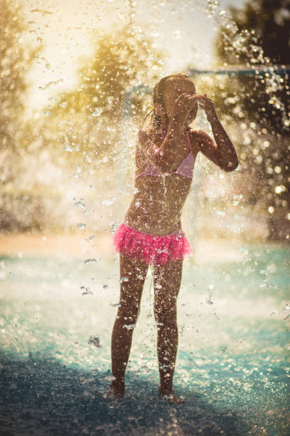 istock Spending day in the aqua park. 1161531063