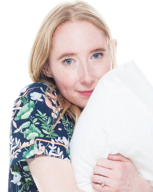 istock Attractive female in pajamas 1161531369