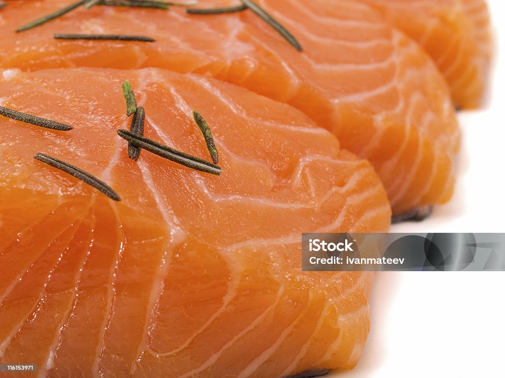 Filete de salmón - Foto de stock de Alimento libre de derechos