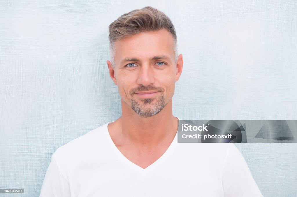 What Does It Mean Being Macho Bristle And Facial Hair Natural Beauty Man  Attractive Well Groomed Facial Hair Barbershop Concept Grizzle Hair Barber  Hairdresser Man Mature Good Looking Model Stock Photo -
