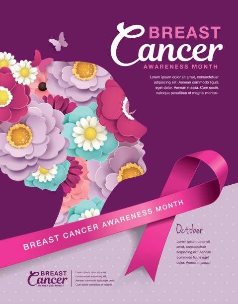 乳がん啓発月間 - breast cancer women breast cancer awareness ribbon pink点のイラスト素材／クリップアート素材／マンガ素材／アイコン素材