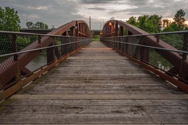 istock Conceptual Shot of a Wood Bridge 1161549835
