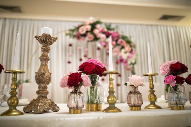 istock Flower decoration for wedding ceremony 1161558314