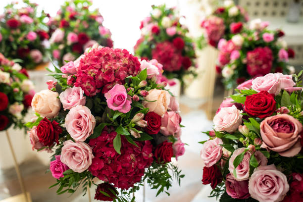 istock Stunning wedding floral decoration 1161558370