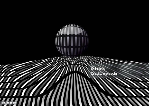Ball Rectangle Photo Illustration Of A Ball With A Rectangle Texture And A Contorted ...