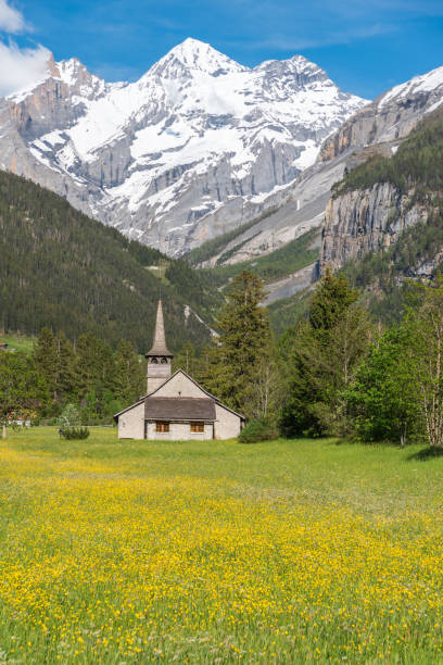 istock St. Marys Church with Bluemlisalp mountain 1161566865