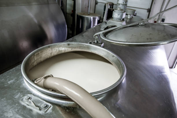 istock milk in the fridge on the dairy farm 1161569286