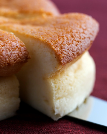 Delicious slice of homemade cheese cake baked with the best ingredients.
