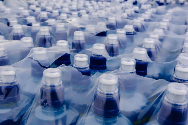 istock Bottles of water in plastic outer wrapper 1161574860