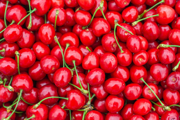 istock Fresh sweet red cherry in a bowl 1161576202