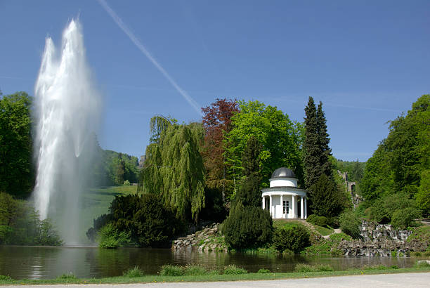 Big fountain at the waterworks in the \