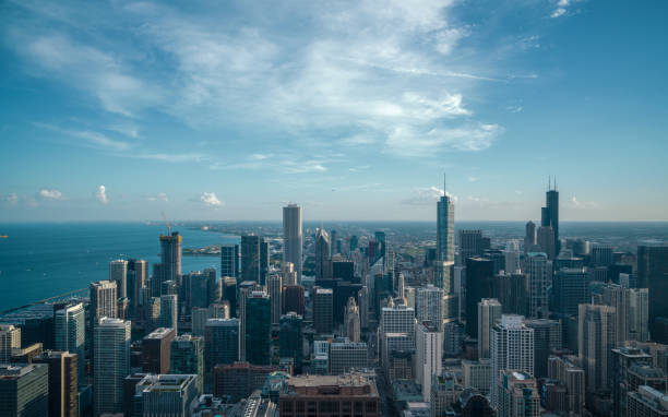 istock Aerial View of Chicago Skyline 1161586621