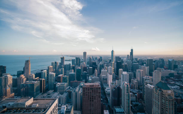 istock Aerial View of Chicago Skyline 1161586824