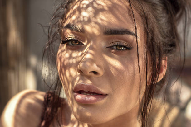 istock Beauty woman with summer look. 1161587737