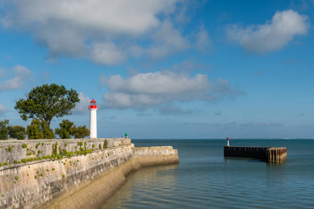 istock white lighthouse of Saint Martin de Re 1161589280