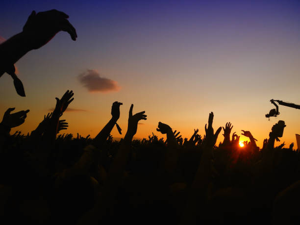 istock People celebrating on an summer open air 1161590588