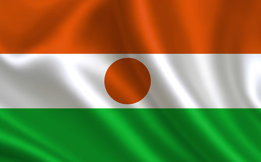 Image of the flag of Niger. Series \