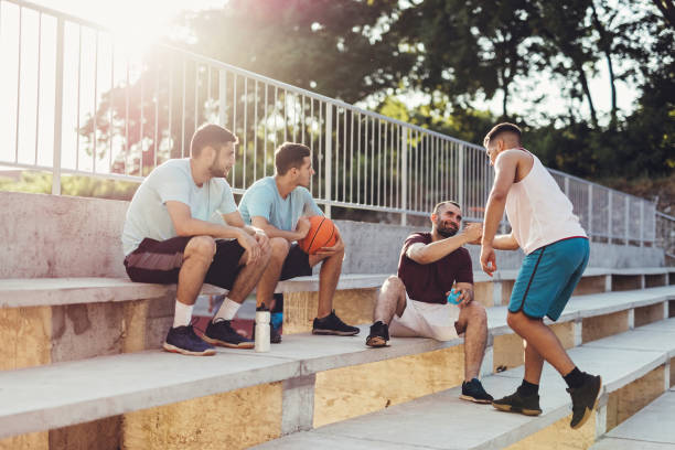 istock Basketball players handshake 1161607406