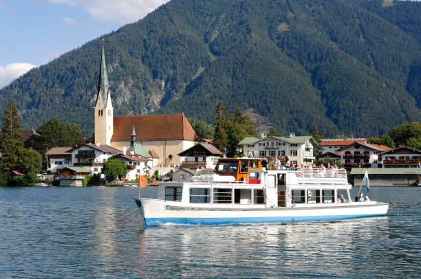 istock motor ship on lake Tegernsee in Bavaria, Germany 1161607672
