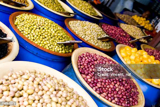 Foto de Olive De Mercearia e mais fotos de stock de Casablanca - Casablanca, Mercado - Espaço de Venda no Varejo, Abundância