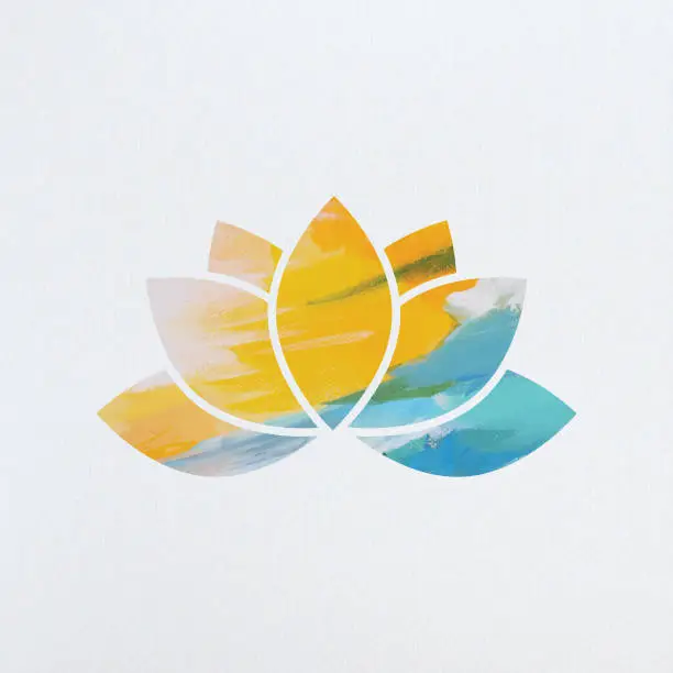 Vector illustration of Lotus Symbol