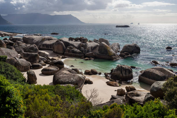 istock Rocky, Scenic Beach in False Bay, South Africa 1161636127