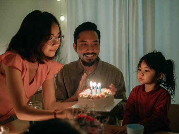 istock Birthday celebration fun at home. 1161637996