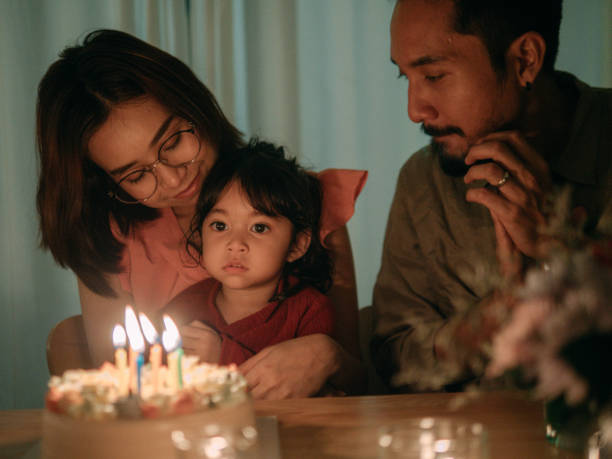 istock Birthday celebration fun at home. 1161638070