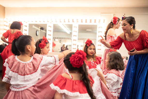istock Colombian Traditional Dance Group and Instructor 1161639298
