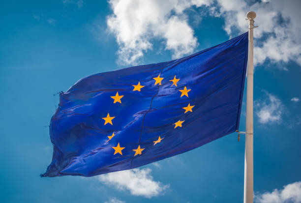 istock European Union Flag Fluttering In The Wind 1161639984