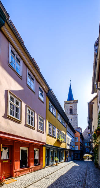 istock famous kramerbridge in erfurt - germany 1161643926