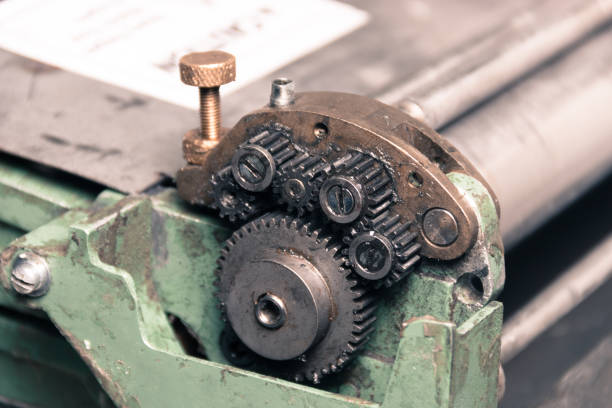 istock Vintage gears mechanism 1161650026