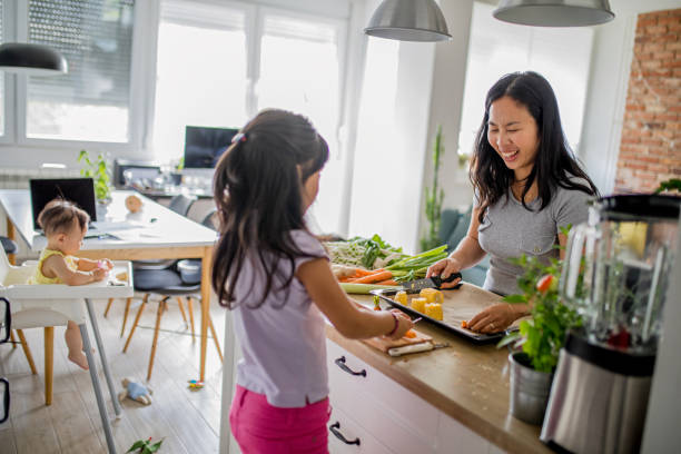 istock Making healthy vegetables meal for my kids 1161658257