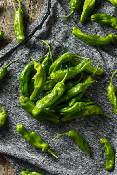 istock Raw Green Organic Shishito Peppers 1161661470