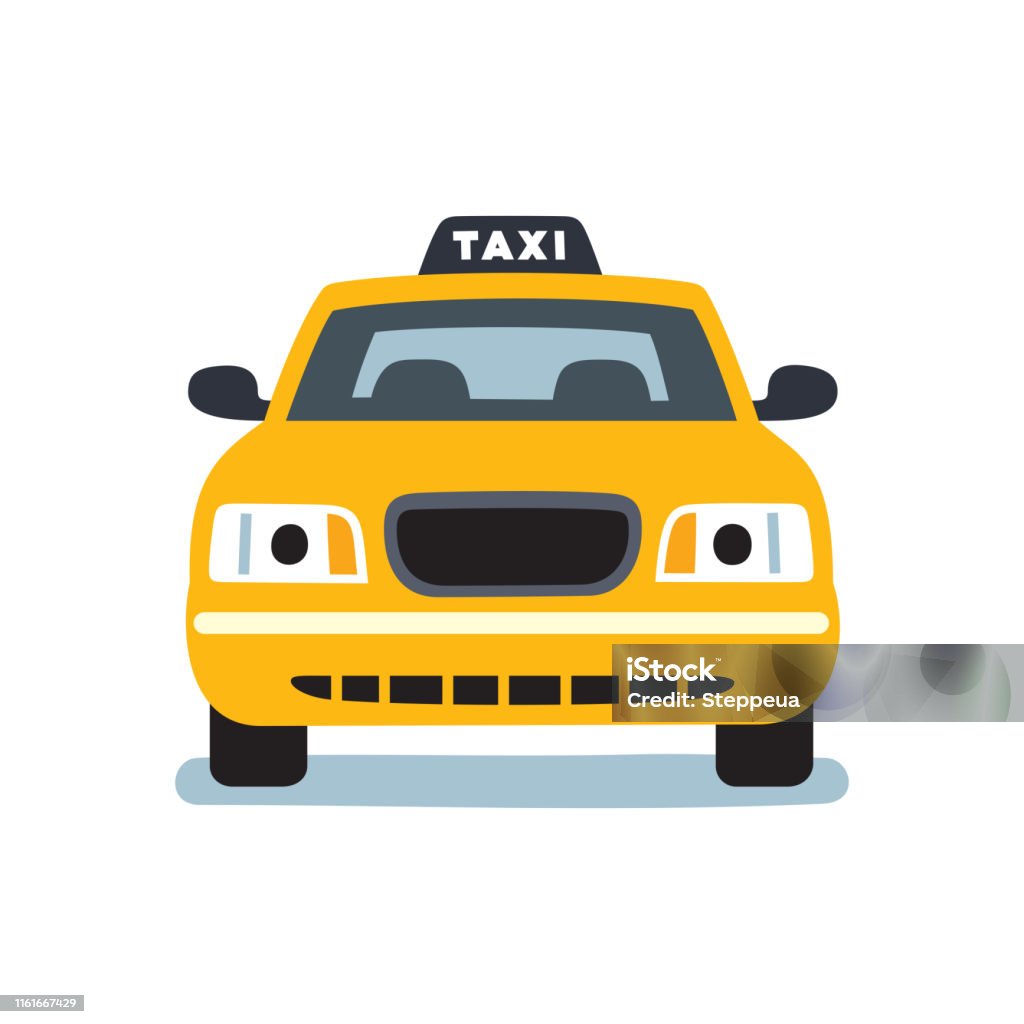 Taxi Car Stock Illustration - Download Image Now - Taxi, Cartoon, Car -  iStock