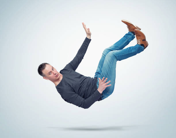 istock Situation, the man is falling. Concept of an accident 1161682271