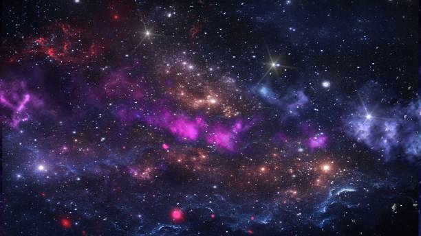 istock Planets and galaxy, science fiction wallpaper. 1161683059