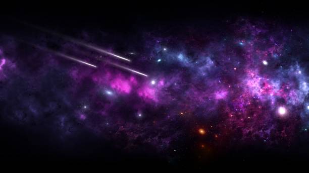 istock Planets and galaxy, science fiction wallpaper. 1161683085