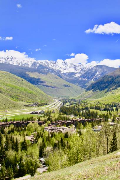 Vail Colorado  view from top of mountain