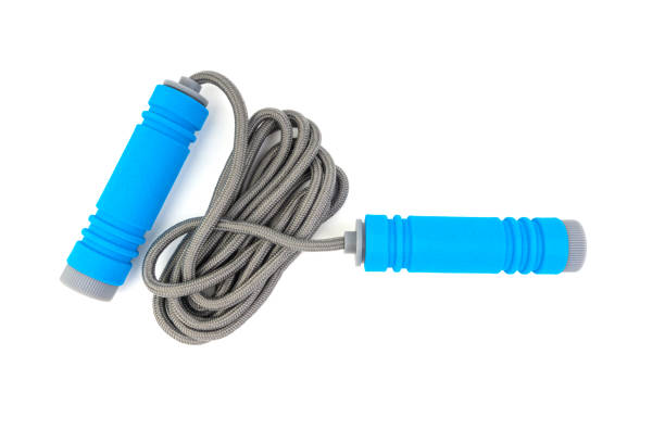 istock Skipping rope or jumping rope isolated on white background 1161689374