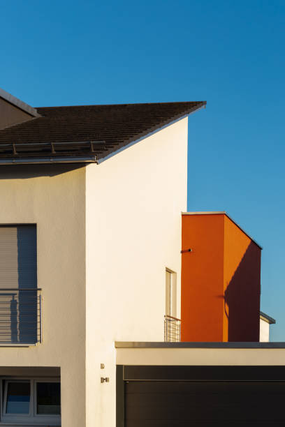 istock facade architecture details of modern house 1161690555