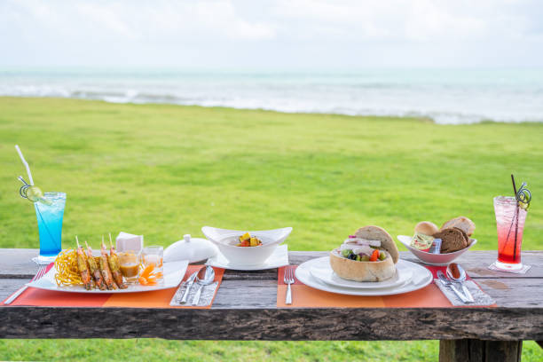 istock wonderful lunch time at seaside 1161692398