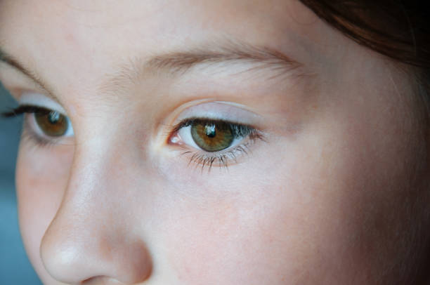 istock Close up of a young child's eyes 1161692452